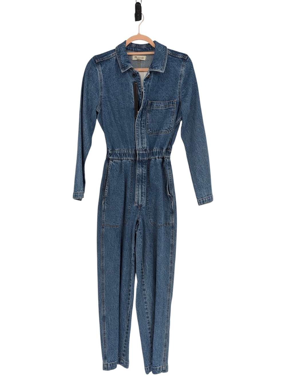 30081 Madewell Denim Jumpsuit Blue size XSmall streetwear western retro hipster